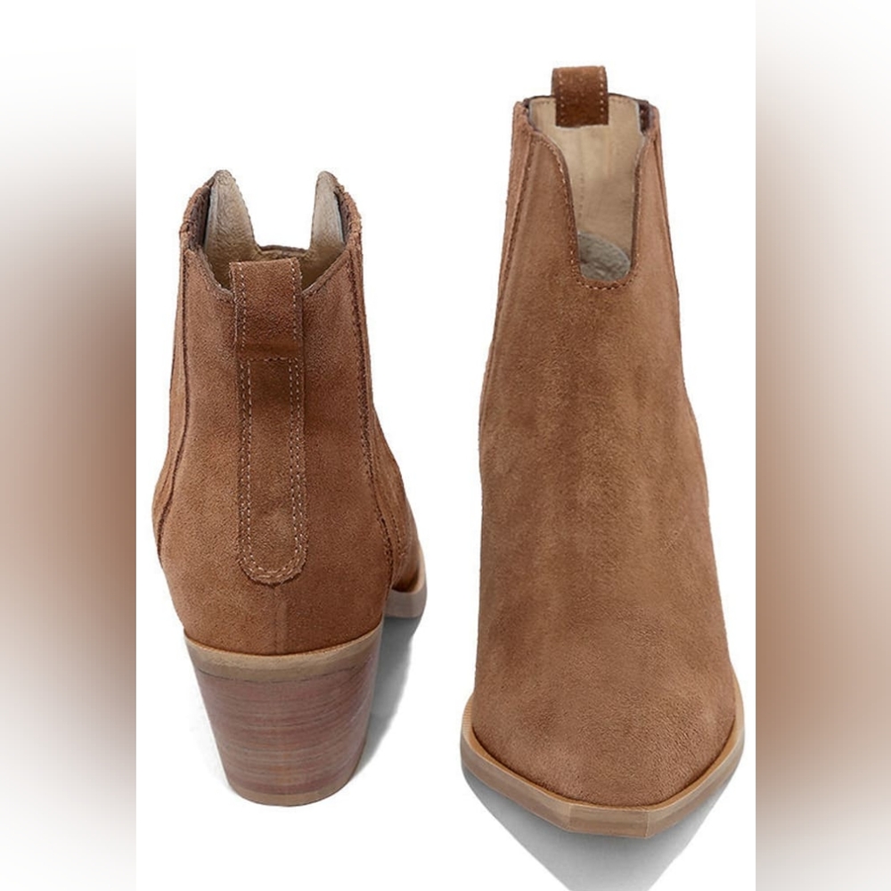 Steve Madden Tan Suede Webster Bootie - Picture 3 of 11